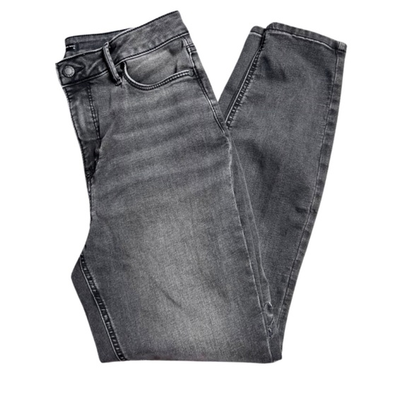 Simply Vera Verawang Womens High Rise Skinny Embroidered Floral Black Denim Jean - Picture 4 of 16